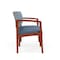 Lesro 2 Seat Tandem Seating W/ No Center Arm, 44 in W 26 in L 31.5 in H, Lenox Series LW2101 - alternate 3